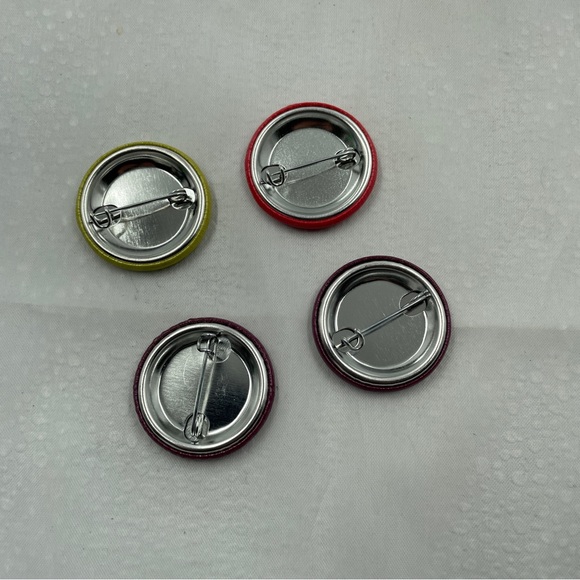 Poshmark Button Pins Set Of 4 - Picture 4 of 4